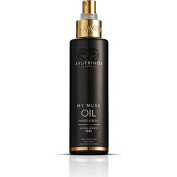 Avgerinos Cosmetics My Musk Βιολογικό Ξηρό Λάδι με Λάμψη για Σώμα & Μαλλιά 150ml