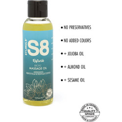 Stimul8 S8 Refresh Massage Oil 125ml