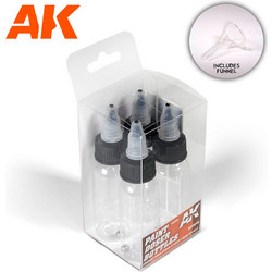 4 PAINT DOSER BOTTLES 30ml - Άδεια Μπουκάλια Αναμείξεως και Φύλαξης Χρωμάτων 30ml (4 τεμ)