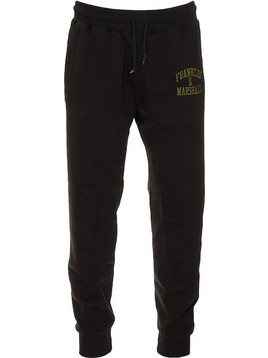 Franklin & Marshall Ανδρικό Παντελόνι Φόρμας Fleece με Λάστιχο Μαύρο JM1003.000.2004P01-980