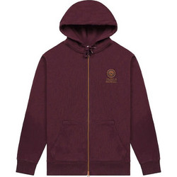 Franklin & Marshall Ανδρική Ζακέτα Fleece με Κουκούλα και Φερμουάρ Μπορντό JM5063.000.2004P01-350