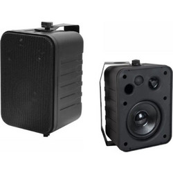 Audien PB-4031 Ηχεία Τοίχου 20W Αδιάβροχα Μαύρα (Ζεύγος)