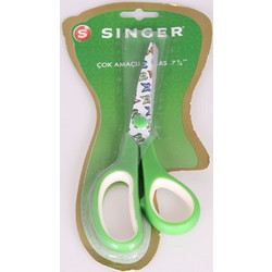 Ψαλίδι Singer Γενικής Χρήσης με κλασική λαβή 19.7εκ. πράσινο