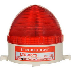 Φανός στατικός LED 10W 24VDC κόκκινος 103mm LTE5072 - 035-013072024
