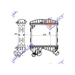 ΨΥΓΕΙΟINTER. Πετρελαιο (170x218x50) Smart Fortwo 98-07 - 019206210
