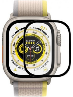 GL5040 TEMPERED GLASS ΓΙΑ APPLE WATCH 49mm BLACK