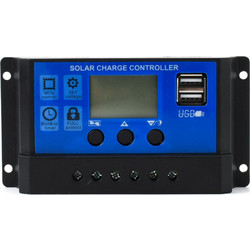 Ρυθμιστής Φόρτισης 20A 12/24V OEM DY-003 - Μαύρο