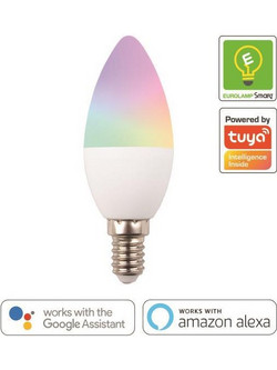 Eurolamp 147-77902 Smart Λάμπα LED 6W Ε14 RGBW 220-240V *