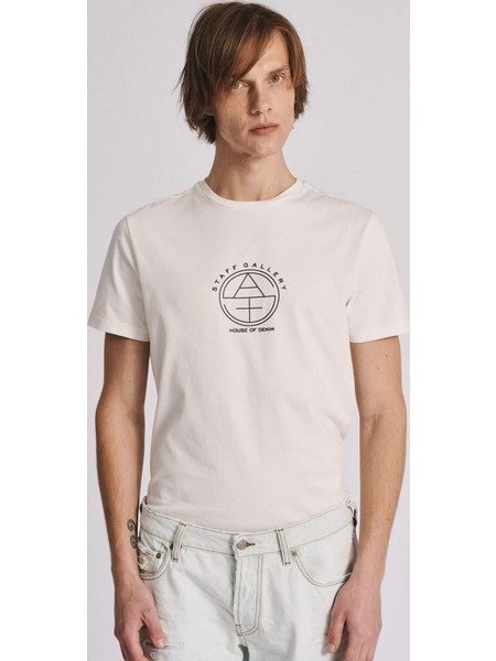 STAFF T Shirt της σειράς Basil - 64-001.049.Ν0024 Off White