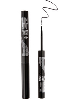 Seventeen High Precision Liquid 01 Carbon Black Αδιάβροχο Πινέλο Eyeliner