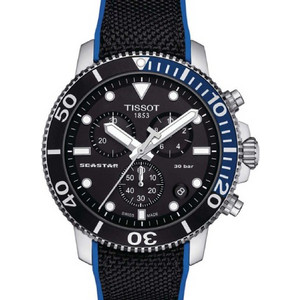 Tissot Seastar 1000 Ανδρικό Ρολόι Χρονογράφος με Μαύρο Υφασμάτινο Λουράκι T120.417.17.051.03 Tissot Seastar 1000 Ανδρικό Ρολόι Χρονογράφος με Μαύρο Υφασμάτινο Λουράκι T120.417.17.051.03