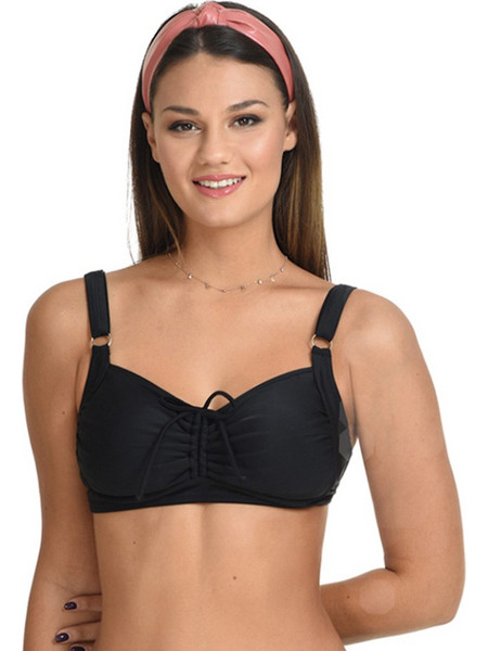 MiandMi Bikini Top με Ενίσχυση Μαύρο 20266