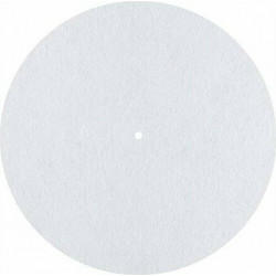 Dynavox Slipmat από Τσόχα Platter Pad Felt PM2 σε Λευκό Χρώμα White Κωδικός: 207540
