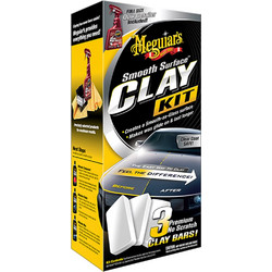 Meguiar's Smooth Surface Clay Kit (3 Clay Bars)