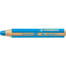 Stabilo Woody Jumbo Ξυλομπογιά Γαλάζιο
