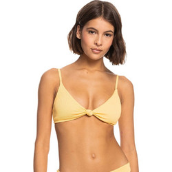 Roxy Love The Surf Knot Bikini Top Τριγωνάκι Κίτρινο ERJX304759-NFK0