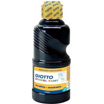 GIOTTO ΣΧΟΛΙΚΗ ΤΕΜΠΕΡΑ ΜΠΟΥΚΑΛΙ 250ML ΜΑΥΡΟ, FILA Τέμπερες