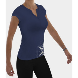 Athlon Compass Rose Γυναικείο Αθλητικό T-Shirt Navy Μπλε 143-1537