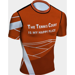 Athlon Κοντομάνικο Rash Guard - Tennis Court Πορτοκαλί