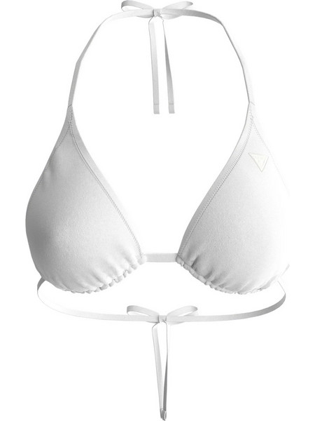 Guess Bikini Top Τριγωνάκι Λευκό E02J25LY00K-G011