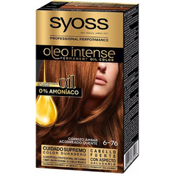 Syoss Oleo Intense Permanent Oil Color Hair 6-76 Warm Copper 50ml