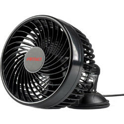 AMiO Ανεμιστηρας 12V 6 (15,2cm) Με Φις Αναπτηρα 2 Ταχυτητων & Βεντουζα Pro Series Αmio - 1 TEM. - (03003)