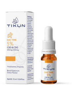 Tikun Day Time 5% CBD 250mg & CBG 250mg 10ml