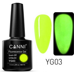 Canni Fluorescence YG03 7.3ml Ημιμόνιμο Βερνίκι Νυχιών 73ml