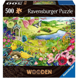 Puzzle Ravensburger Wooden Wilder Garten 500 Κομμάτια