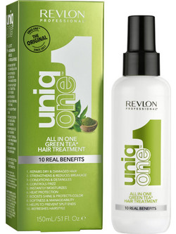Revlon Uniq One All In One Green Tea Spray Μαλλιών για Επανόρθωση Φριζάρισμα & Ψαλίδα 150ml