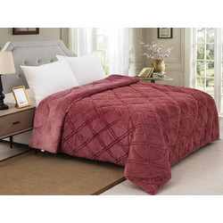 Linea Home Κουβερτοπάπλωμα Μονό 160x210 Diamond Σάπιο Μήλο