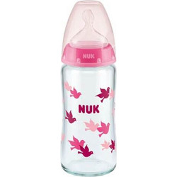 Nuk First Choice+ Πουλάκια Pink 240ml