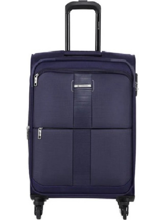 Carlton Luggage Newbury Βαλίτσα Μεσαία 66x44x30cm με 4 Ρόδες Navy Μπλε