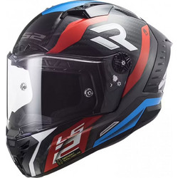 LS2 FF805 Carbon Thunder Supra Red / Blue Κράνος Μηχανής Full Face 1400gr
