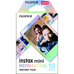 Fujifilm Color Instax Film Mini Mermaid Instant Tail (10 Exposures)