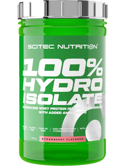 Scitec Nutrition 100% Whey Isolate Strawberry Πρωτεΐνη Ορού Γάλακτος Γράμμωσης Χωρίς Γλουτένη 700gr