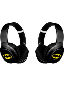 DC Comics Batman Ασύρματα Bluetooth Ακουστικά Over Ear Μαύρα