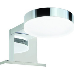 Aca Led Επιτοίχιο Φωτιστικό 5W 3000Κ Χρώμιο (PN73LEDW8CH)