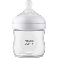 Philips Avent Natural Response Γυάλινο Μπιμπερό με Θηλή Σιλικόνης κατά των Κολικών 0m+ 125ml