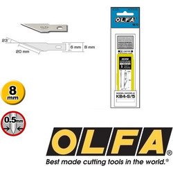 OLFA KB4-S Ανταλλακτικές λεπίδες για μαχαιράκι AK-4
