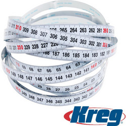 KREG KMS7729 Μετροταινία αυτοκόλλητη 3.5m L-R