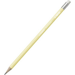 Stabilo Μολύβι Swano Pastel Κίτρινο με Γόμα 4908/01