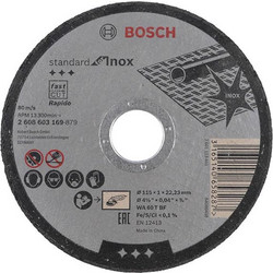 BOSCH - Δίσκος Κοπής Ιnox 115x1.0mm (2608603169)