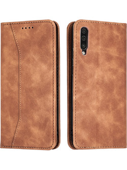 Bodycell PU Leather Book Brown ( Samsung Galaxy A50 / A30s)