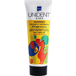 InterMed Unident Kids 500ppm Bubblegum Παιδική Οδοντόκρεμα κατά της Πλάκας 50ml