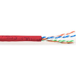 Intronics U/UTP Cat.6 Καλώδιο Δικτύου Ethernet 305m Red