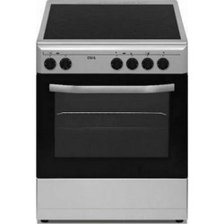 Ideal IDCM 6060 CEX Κουζίνα Αερίου & Ρεύματος 56lt με Κεραμικές Εστίες 59.8cm