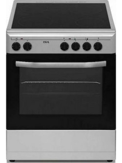 Ideal IDCM 6060 CEX Κουζίνα Αερίου & Ρεύματος 56lt με Κεραμικές Εστίες 59.8cm