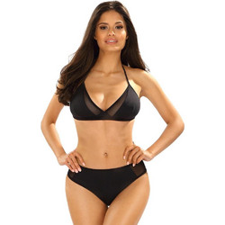 Lorin Bikini Set Τριγωνάκι Μαύρο L-1165