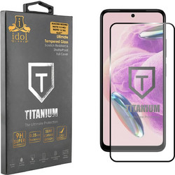 Idol 1991 Titanium Semi Curved Full Glue Tempered Glass Black (Xiaomi Redmi Note 12 / Poco X5 5G)